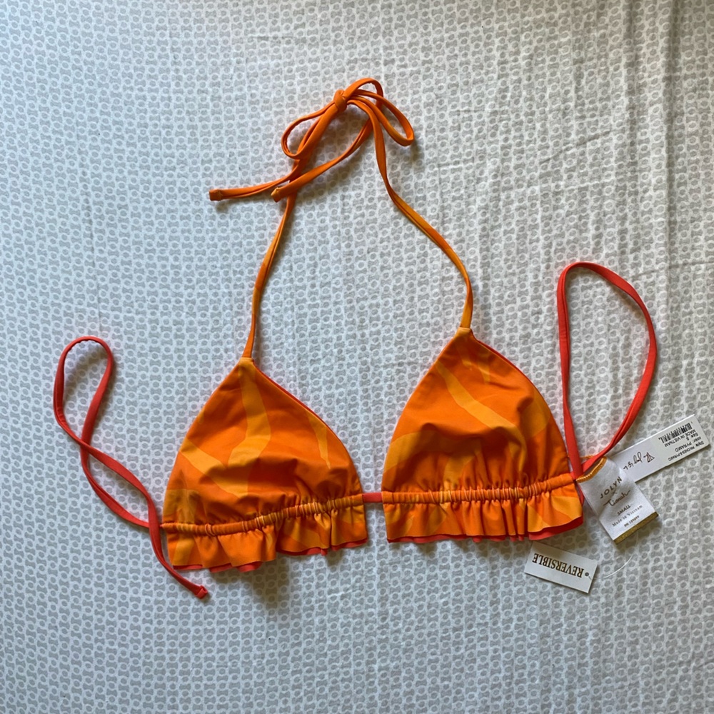 JOLYN reversible bikini top size small (NWT)